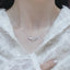 14K GOLD 0.34 CT NATURAL H DIAMOND NECKLACE
