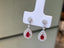 14K GOLD 1.06 CTW NATURAL RUBY & DIAMOND EARRINGS