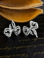14K GOLD 0.24 CT NATURAL H DIAMOND EARRINGS