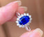 14K GOLD 1.90 CTW NATURAL SAPPHIRE & DIAMOND RING
