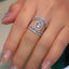 14K GOLD 0.85 CT NATURAL H DIAMOND RING