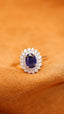 14K GOLD 1.64 CTW NATURAL SAPPHIRE & DIAMOND RING