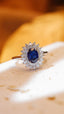 14K GOLD 1.64 CTW NATURAL SAPPHIRE & DIAMOND RING