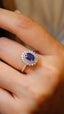 14K GOLD 1.64 CTW NATURAL SAPPHIRE & DIAMOND RING