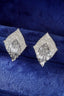 14K GOLD 1.84 CT NATURAL H DIAMOND EARRINGS
