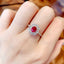 14K GOLD 1.73 CTW NATURAL RUBY & DIAMOND RING