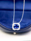 14K GOLD 1.71 CTW NATURAL SAPPHIRE & DIAMOND NECKLACE