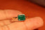 14K GOLD 1.78 CT VIVID GREEN NATURAL EMERALD RING