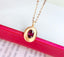 14K GOLD 0.5 CT NATURAL RUBY PENDANT( WITHOUT CHAIN )