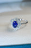 14K GOLD 1.45 CTW NATURAL SAPPHIRE & DIAMOND RING