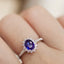 14K GOLD 1.29 CTW NATURAL SAPPHIRE & DIAMOND RING
