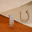14K GOLD 0.28 CT NATURAL H DIAMOND EARRINGS