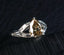 14K GOLD 2 CT NATURAL YELLOW DIAMOND & DIAMOND RING