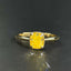 14K GOLD 1.00 CT NATURAL YELLOW DIAMOND RING