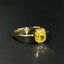 14K GOLD 1.00 CT NATURAL YELLOW DIAMOND RING
