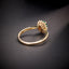 14K GOLD 0.96 CTW NATURAL EMERALD & DIAMOND RING