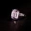 14K GOLD 10.15 CT NATURAL KUNZITE & DIAMOND RING