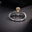 14K GOLD 0.59 CTW NATURAL YELLOW DIAMOND & DIAMOND RING
