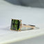 14K GOLD 3.08 CTW NATURAL TOURMALINE & DIAMOND RING