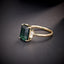 14K GOLD 3.4 CT NATURAL TOURMALINE & DIAMOND RING