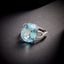 14K GOLD 10.00 CTW NATURAL AQUAMARINE & DIAMOND RING