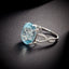 14K GOLD 10.00 CTW NATURAL AQUAMARINE & DIAMOND RING