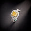 14K GOLD 1.75 CTW NATURAL YELLOW DIAMOND & DIAMOND RING