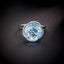 14K GOLD 7.17 CTW NATURAL TOPAZ & DIAMOND RING