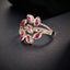 14K GOLD 0.58 CTW NATURAL RUBY & DIAMOND RING