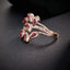 14K GOLD 0.58 CTW NATURAL RUBY & DIAMOND RING