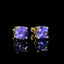 14K GOLD 2.36 CT NATURAL TANZANITE EARRINGS