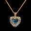 14K GOLD 24.68 CT NATURAL TOPAZ & DIAMOND PENDANT( WITHOUT CHAIN )