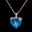 14K GOLD 24.68 CT NATURAL TOPAZ & DIAMOND PENDANT( WITHOUT CHAIN )