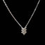 14K GOLD 0.11 CT NATURAL H DIAMOND NECKLACE