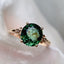 14K GOLD 1.85 CT NATURAL TOURMALINE & DIAMOND RING