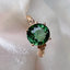 14K GOLD 1.85 CT NATURAL TOURMALINE & DIAMOND RING