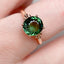 14K GOLD 1.85 CT NATURAL TOURMALINE & DIAMOND RING