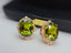 14K GOLD 7.60 CT NATURAL TOURMALINE & DIAMOND EARRINGS