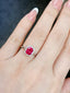 14K GOLD 1.99 CTW NATURAL PADPARADSCHA SAPPHIRE & DIAMOND RING