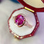 14K GOLD 1.65 CT NATURAL TOURMALINE & DIAMOND RING