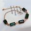 14K GOLD 11.60 CT NATURAL TOURMALINE BRACELET