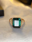14K GOLD 3.85 CT NATURAL TOURMALINE & DIAMOND RING