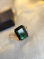 14K GOLD 3.85 CT NATURAL TOURMALINE & DIAMOND RING