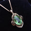 14K GOLD 5.00 CT NATURAL TOURMALINE & DIAMOND PENDANT( WITHOUT CHAIN )