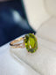 14K GOLD 4.00 CT NATURAL TOURMALINE & DIAMOND RING
