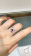 14K GOLD 1.42 CTW NATURAL RUBY & DIAMOND RING