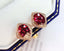 14K GOLD 3.5 CT NATURAL TOURMALINE & DIAMOND EARRINGS
