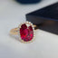 14K GOLD 2.70 CT NATURAL TOURMALINE & DIAMOND RING