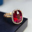 14K GOLD 2.70 CT NATURAL TOURMALINE & DIAMOND RING