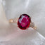 14K GOLD 1.75 CT NATURAL TOURMALINE & DIAMOND RING